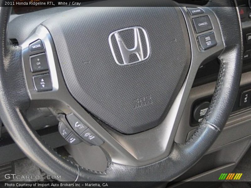  2011 Ridgeline RTL Steering Wheel