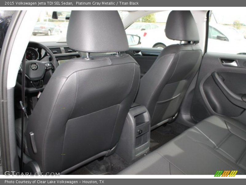 Platinum Gray Metallic / Titan Black 2015 Volkswagen Jetta TDI SEL Sedan