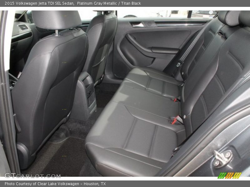 Platinum Gray Metallic / Titan Black 2015 Volkswagen Jetta TDI SEL Sedan