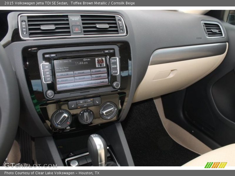 Toffee Brown Metallic / Cornsilk Beige 2015 Volkswagen Jetta TDI SE Sedan