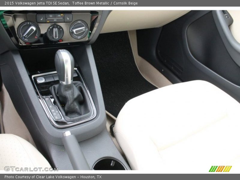 Toffee Brown Metallic / Cornsilk Beige 2015 Volkswagen Jetta TDI SE Sedan