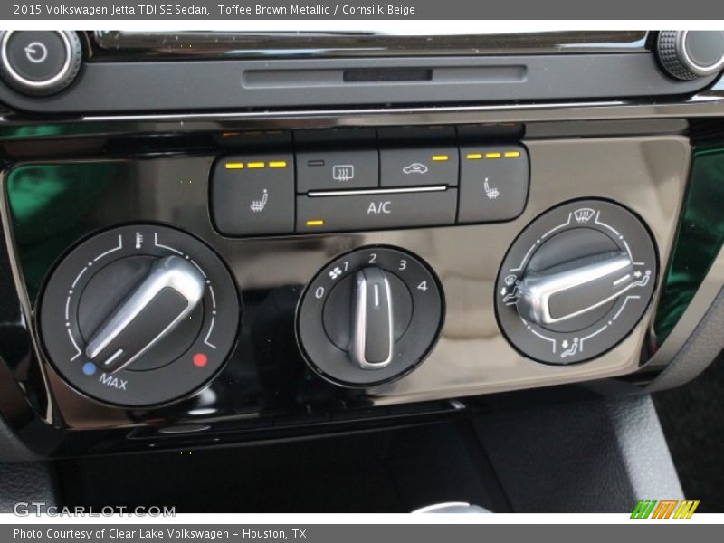 Toffee Brown Metallic / Cornsilk Beige 2015 Volkswagen Jetta TDI SE Sedan