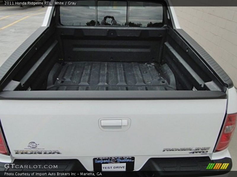 White / Gray 2011 Honda Ridgeline RTL