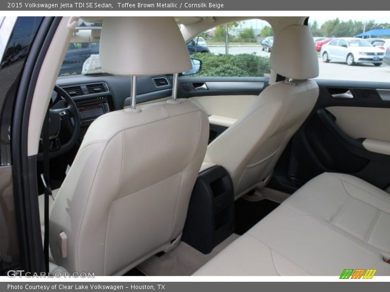 Toffee Brown Metallic / Cornsilk Beige 2015 Volkswagen Jetta TDI SE Sedan