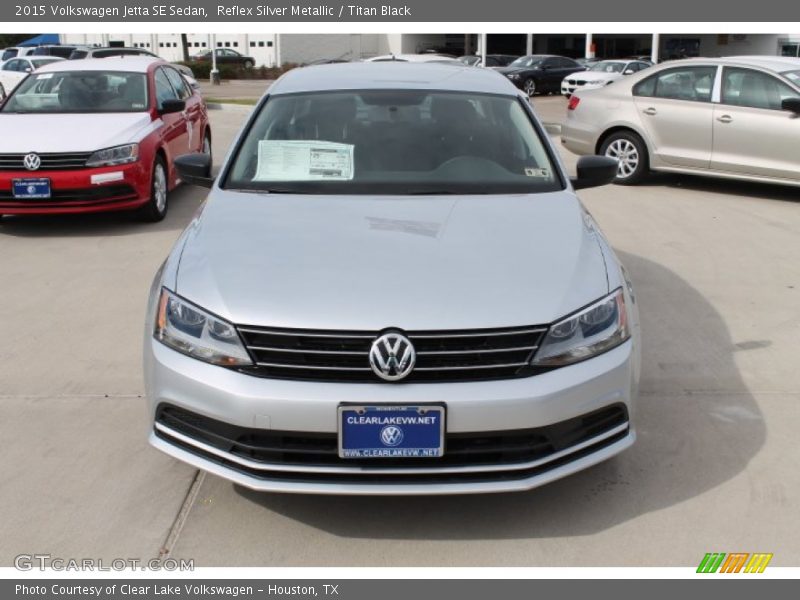 Reflex Silver Metallic / Titan Black 2015 Volkswagen Jetta SE Sedan