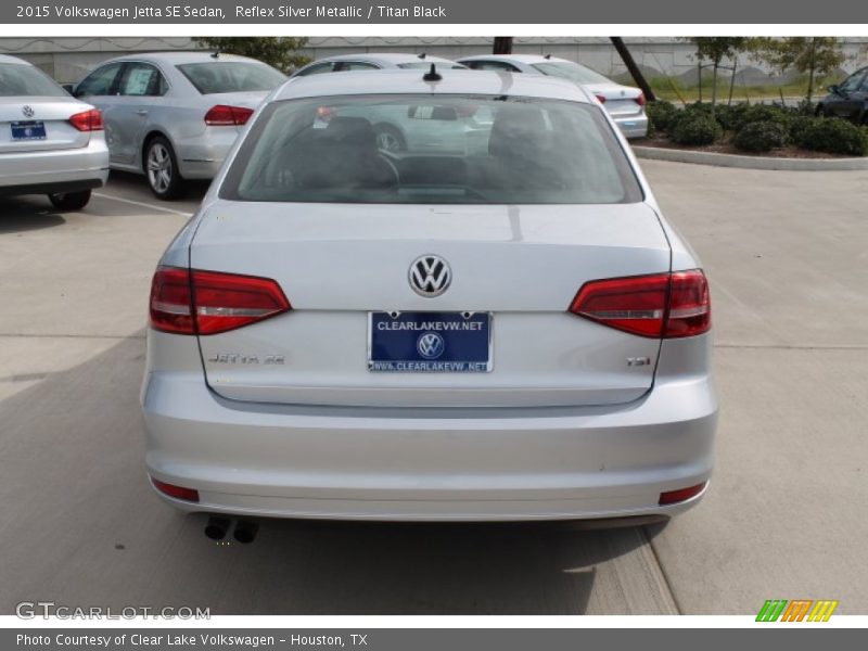 Reflex Silver Metallic / Titan Black 2015 Volkswagen Jetta SE Sedan