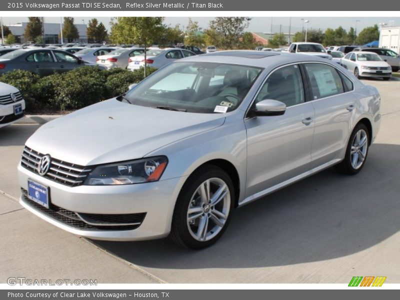 Reflex Silver Metallic / Titan Black 2015 Volkswagen Passat TDI SE Sedan