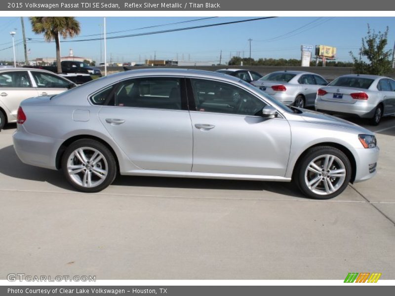 Reflex Silver Metallic / Titan Black 2015 Volkswagen Passat TDI SE Sedan