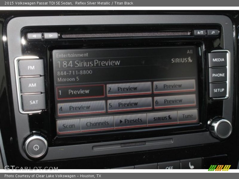 Reflex Silver Metallic / Titan Black 2015 Volkswagen Passat TDI SE Sedan