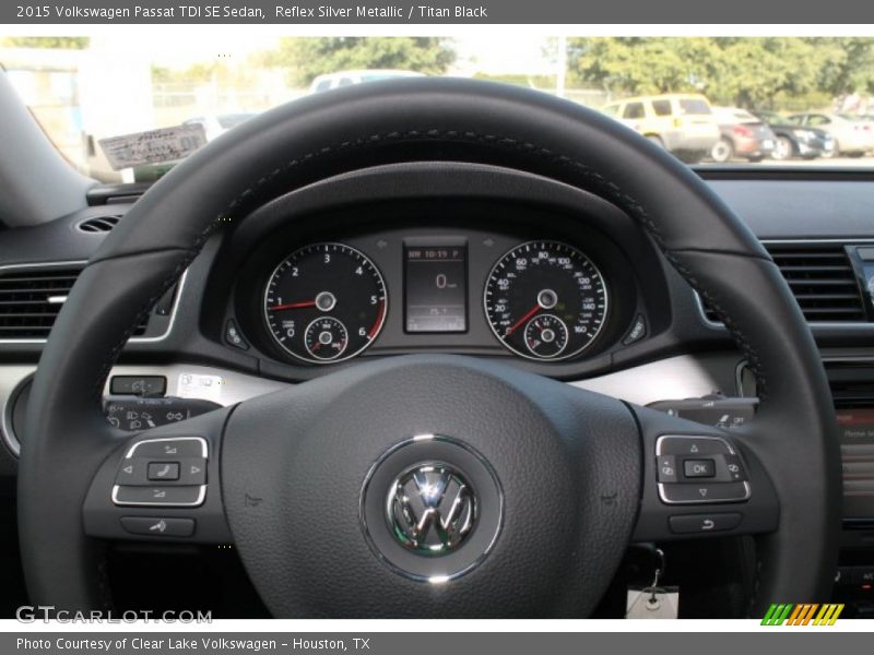 Reflex Silver Metallic / Titan Black 2015 Volkswagen Passat TDI SE Sedan