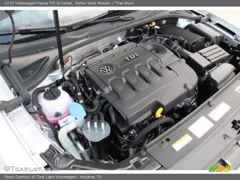 Reflex Silver Metallic / Titan Black 2015 Volkswagen Passat TDI SE Sedan