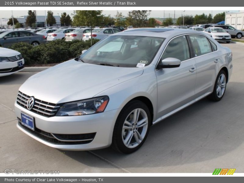 Reflex Silver Metallic / Titan Black 2015 Volkswagen Passat TDI SE Sedan