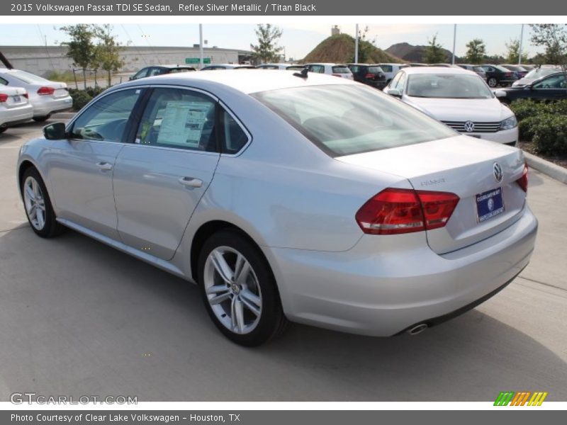 Reflex Silver Metallic / Titan Black 2015 Volkswagen Passat TDI SE Sedan