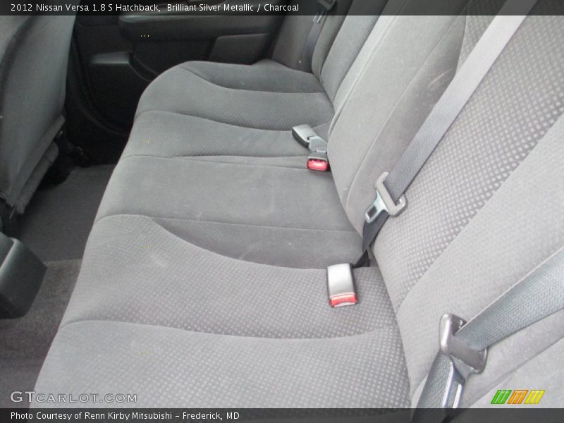 Brilliant Silver Metallic / Charcoal 2012 Nissan Versa 1.8 S Hatchback