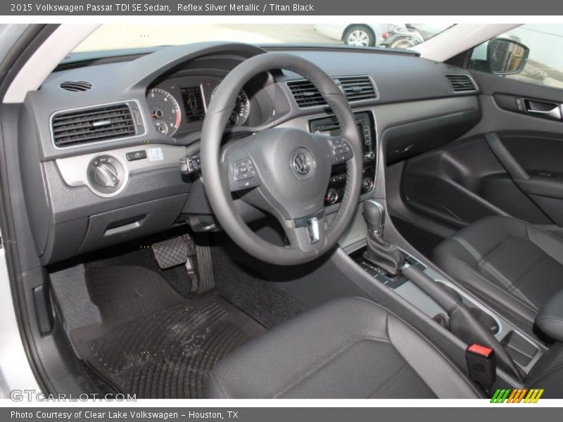 Reflex Silver Metallic / Titan Black 2015 Volkswagen Passat TDI SE Sedan