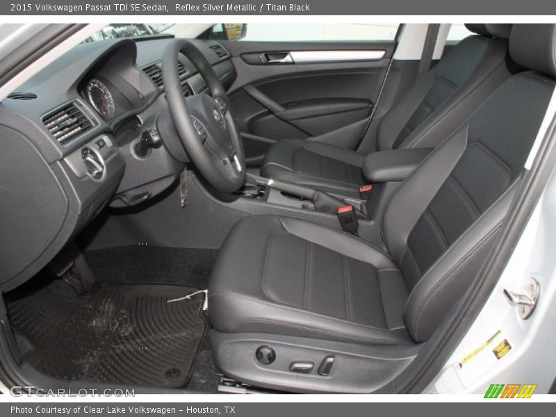 Reflex Silver Metallic / Titan Black 2015 Volkswagen Passat TDI SE Sedan