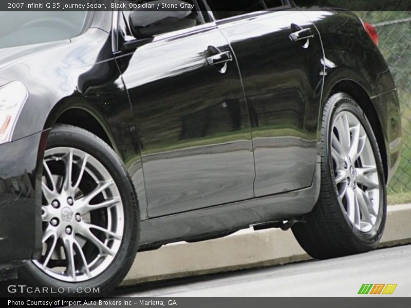 Black Obsidian / Stone Gray 2007 Infiniti G 35 Journey Sedan