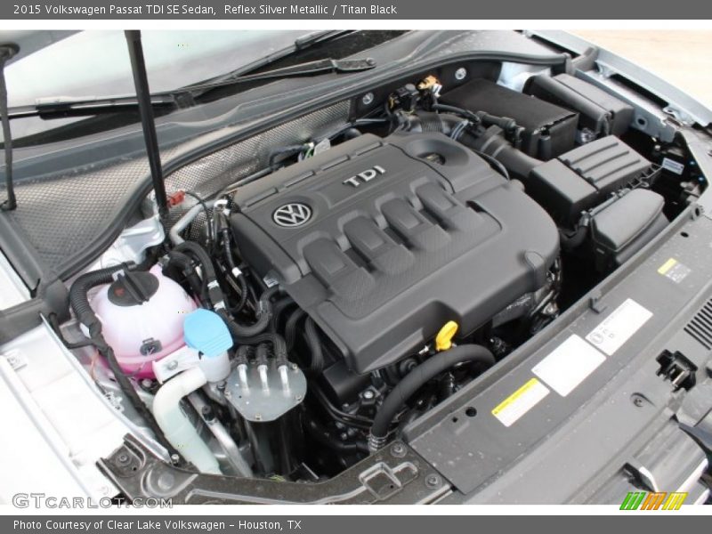 Reflex Silver Metallic / Titan Black 2015 Volkswagen Passat TDI SE Sedan