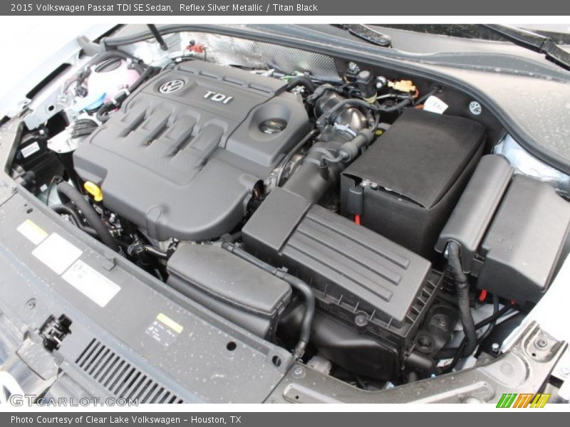 Reflex Silver Metallic / Titan Black 2015 Volkswagen Passat TDI SE Sedan