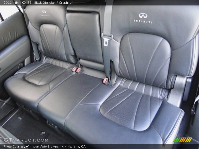 Rear Seat of 2011 QX 56
