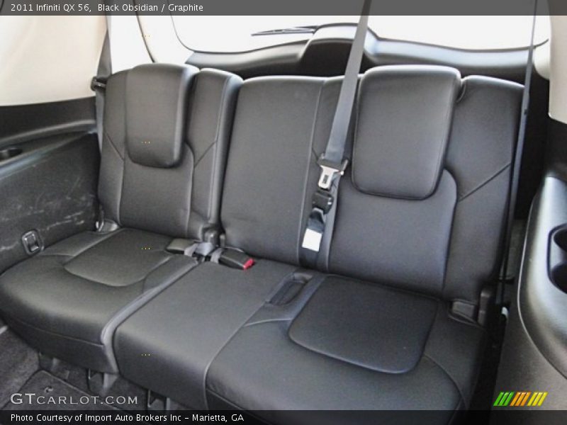 Rear Seat of 2011 QX 56