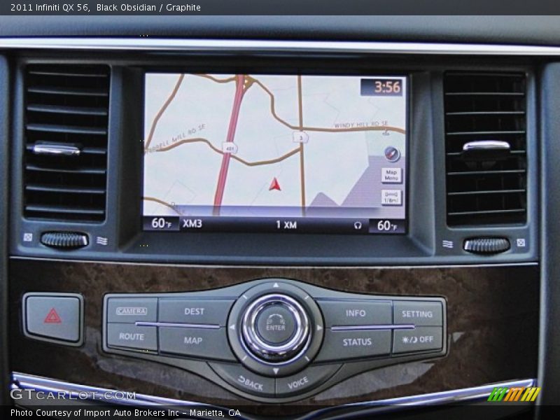 Navigation of 2011 QX 56