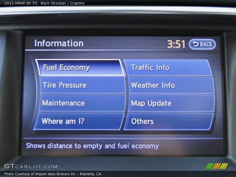 Black Obsidian / Graphite 2011 Infiniti QX 56