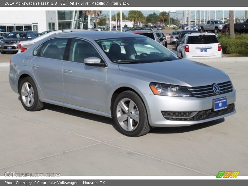 Reflex Silver Metallic / Titan Black 2014 Volkswagen Passat 1.8T SE