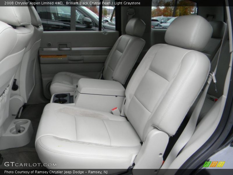 Brilliant Black Crystal Pearl / Light Graystone 2008 Chrysler Aspen Limited 4WD