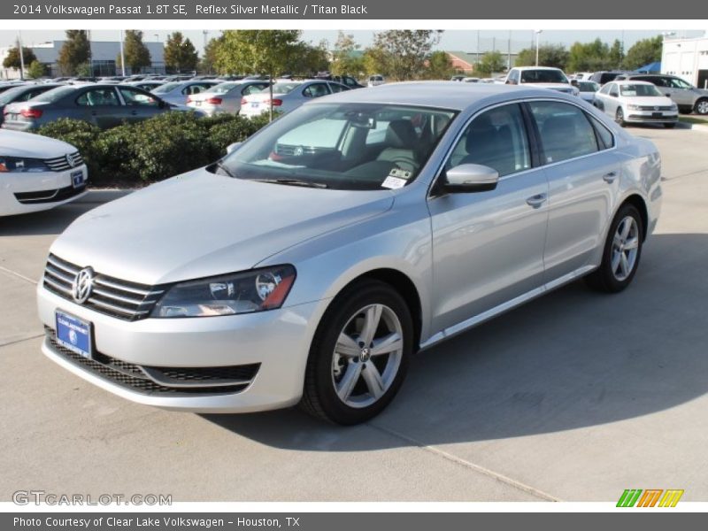 Reflex Silver Metallic / Titan Black 2014 Volkswagen Passat 1.8T SE