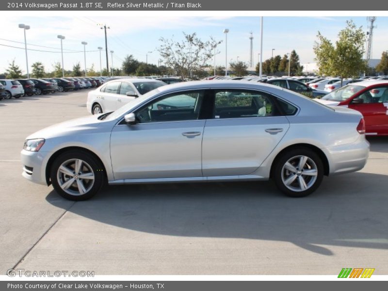 Reflex Silver Metallic / Titan Black 2014 Volkswagen Passat 1.8T SE