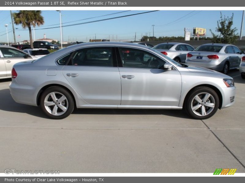 Reflex Silver Metallic / Titan Black 2014 Volkswagen Passat 1.8T SE