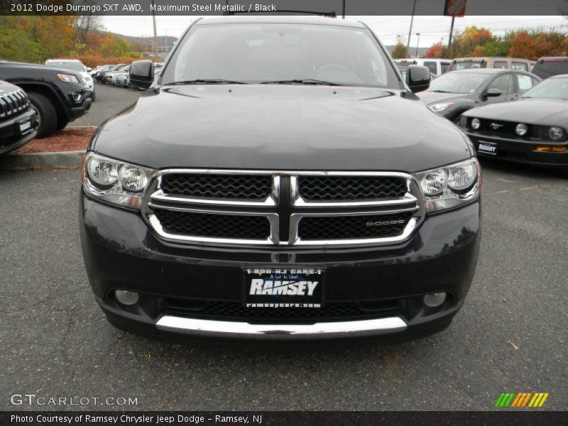 Maximum Steel Metallic / Black 2012 Dodge Durango SXT AWD