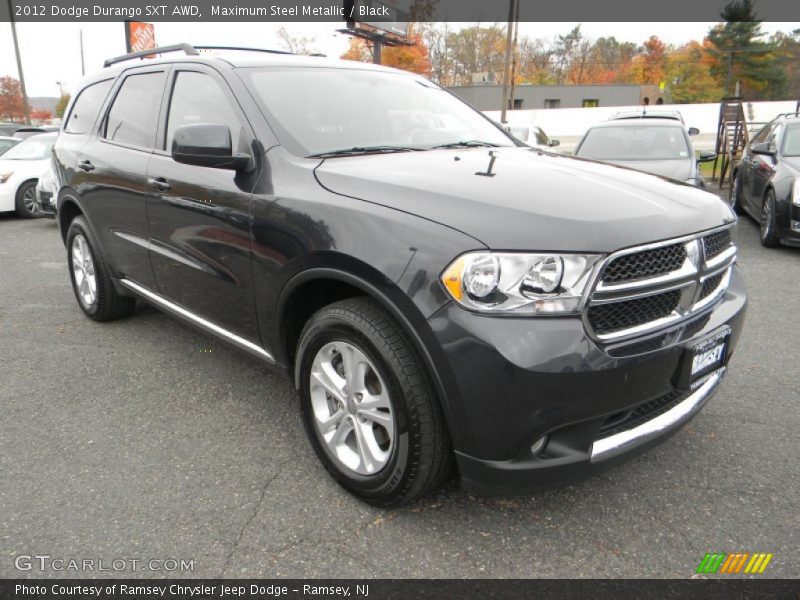 Maximum Steel Metallic / Black 2012 Dodge Durango SXT AWD