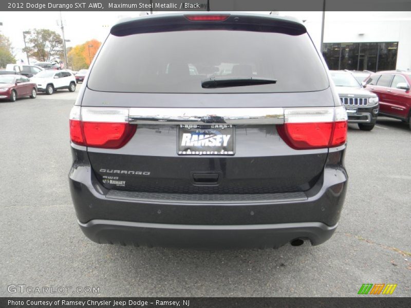 Maximum Steel Metallic / Black 2012 Dodge Durango SXT AWD
