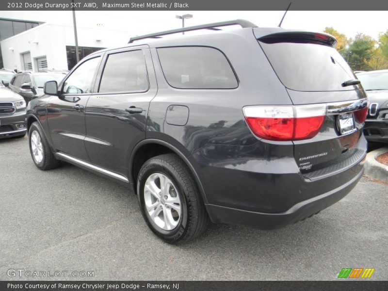 Maximum Steel Metallic / Black 2012 Dodge Durango SXT AWD