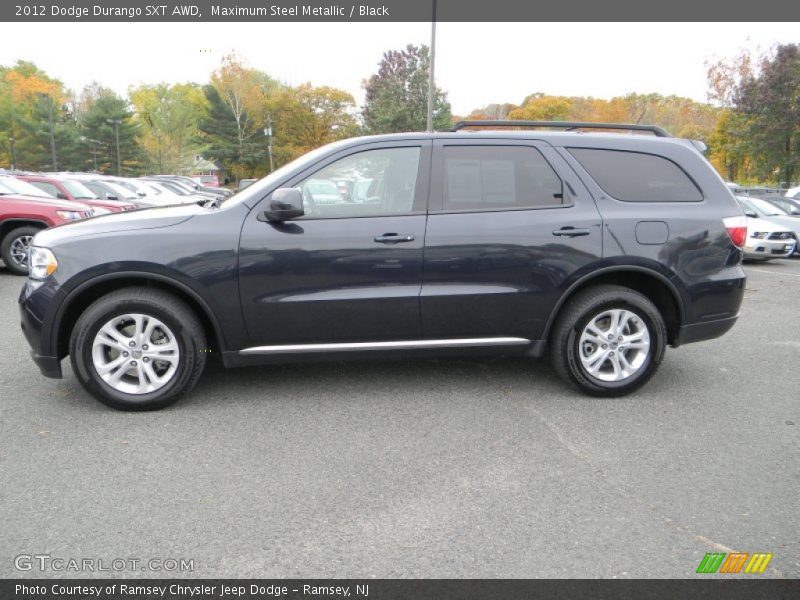 Maximum Steel Metallic / Black 2012 Dodge Durango SXT AWD