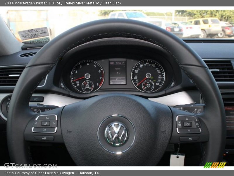 Reflex Silver Metallic / Titan Black 2014 Volkswagen Passat 1.8T SE