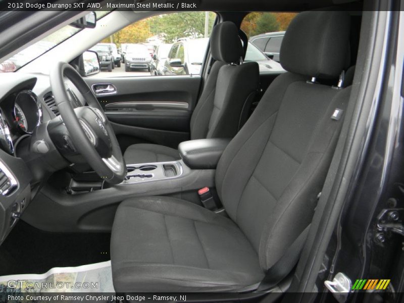 Maximum Steel Metallic / Black 2012 Dodge Durango SXT AWD