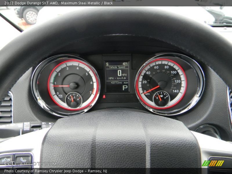 Maximum Steel Metallic / Black 2012 Dodge Durango SXT AWD