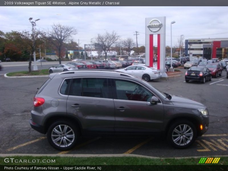 Alpine Grey Metallic / Charcoal 2009 Volkswagen Tiguan SE 4Motion