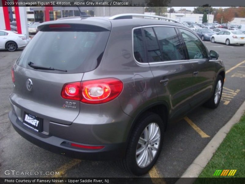 Alpine Grey Metallic / Charcoal 2009 Volkswagen Tiguan SE 4Motion