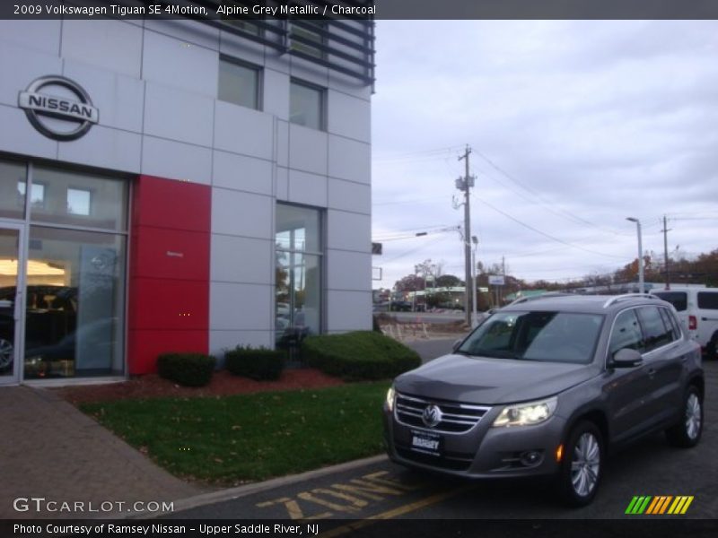 Alpine Grey Metallic / Charcoal 2009 Volkswagen Tiguan SE 4Motion
