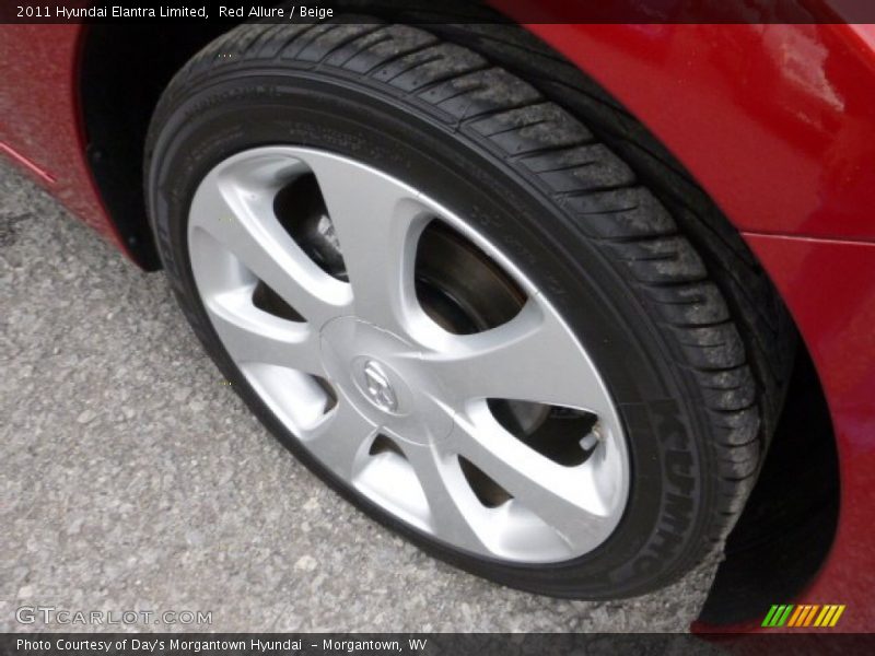 Red Allure / Beige 2011 Hyundai Elantra Limited