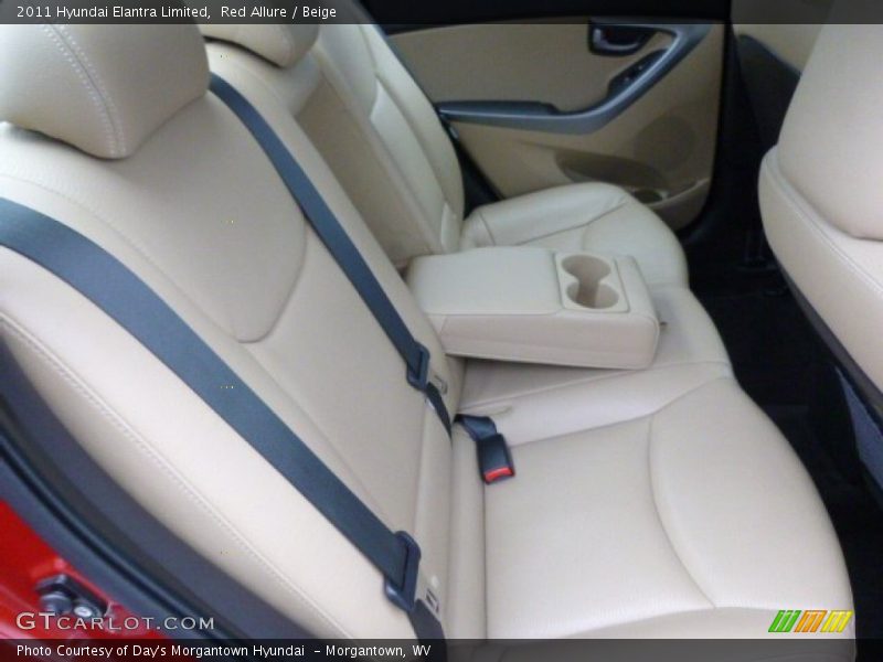 Red Allure / Beige 2011 Hyundai Elantra Limited