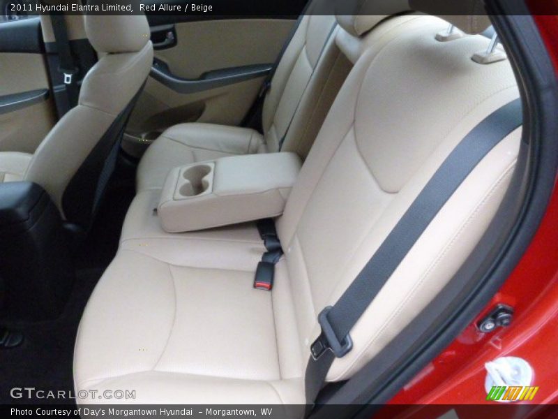 Red Allure / Beige 2011 Hyundai Elantra Limited