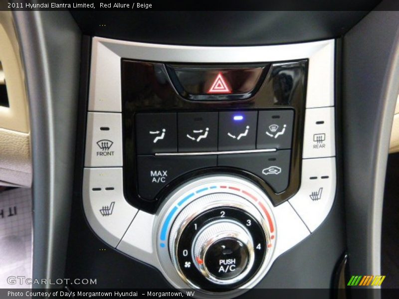 Red Allure / Beige 2011 Hyundai Elantra Limited