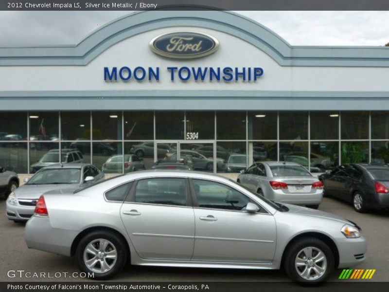 Silver Ice Metallic / Ebony 2012 Chevrolet Impala LS