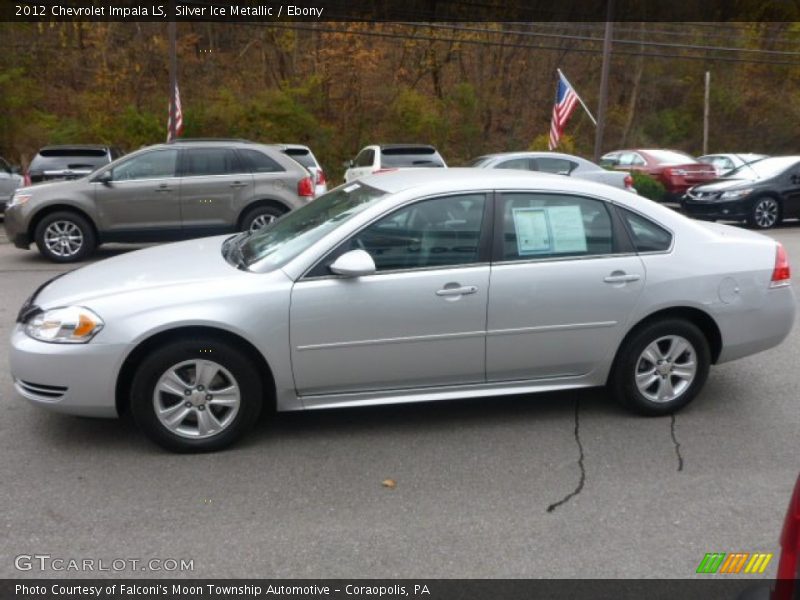 Silver Ice Metallic / Ebony 2012 Chevrolet Impala LS