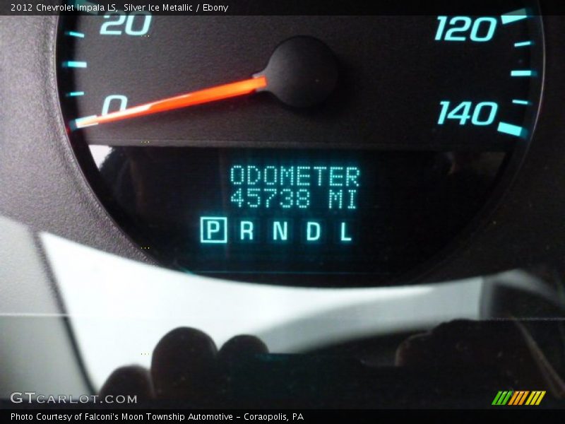 Silver Ice Metallic / Ebony 2012 Chevrolet Impala LS
